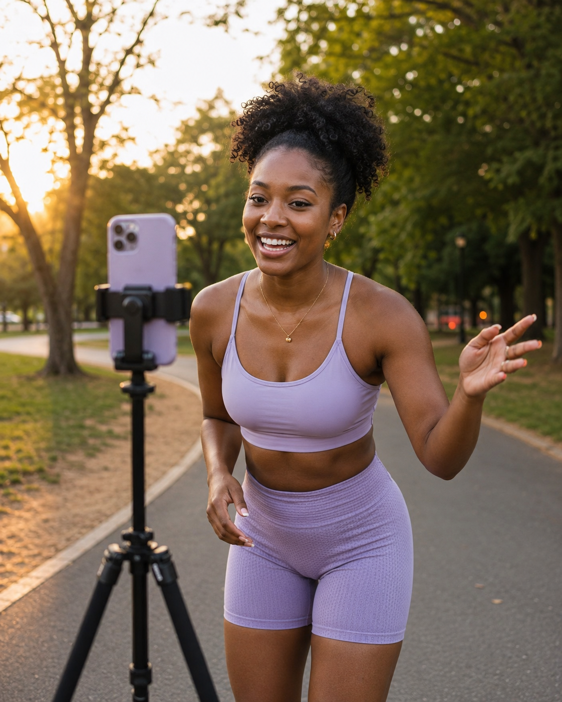 fitness & wellness creator — illustrative