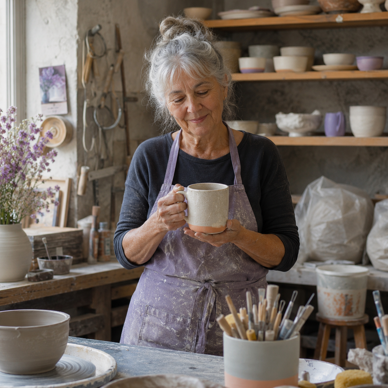 ceramics & craft creator — illustrative